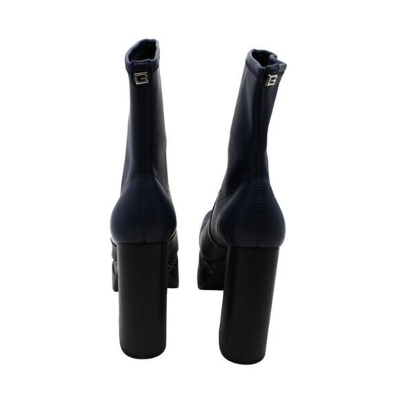 Guess Womens Blue Color Block 2 Platform Booties - Picture 8 of 8